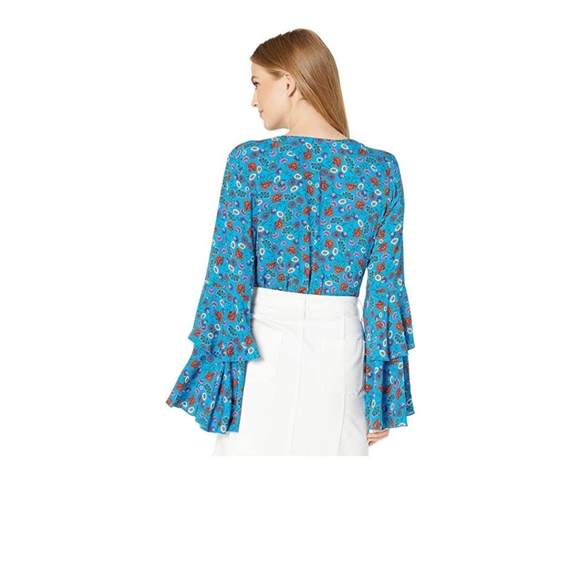 Free People 'She's Dainty' Blue Leotard - Picture 5 of 6